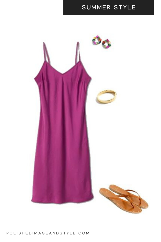 Pink summer dress